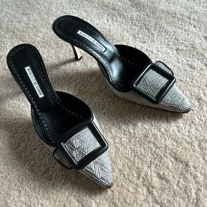 Manila Blahnik Mules